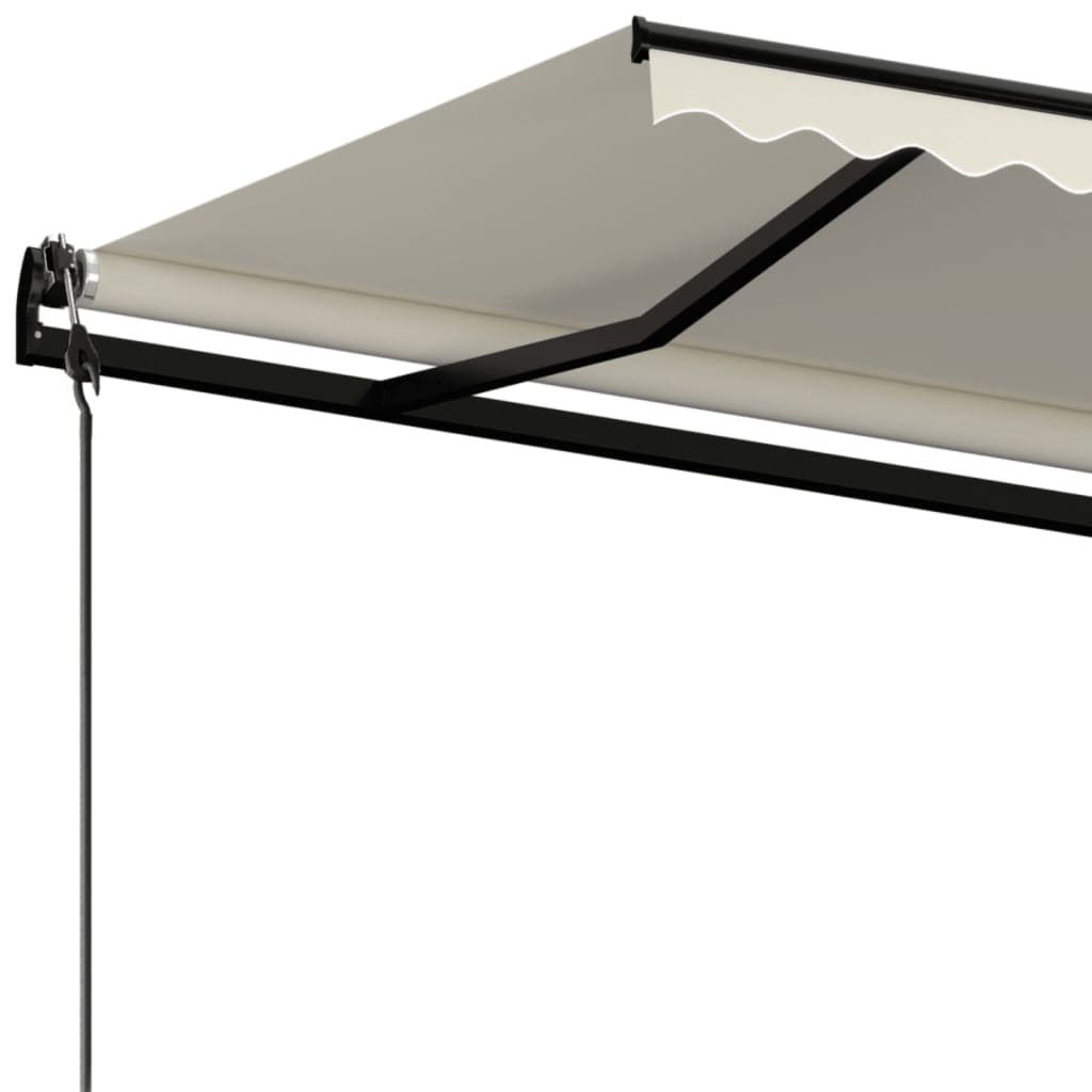 Retractable awning, cream, 500x350cm