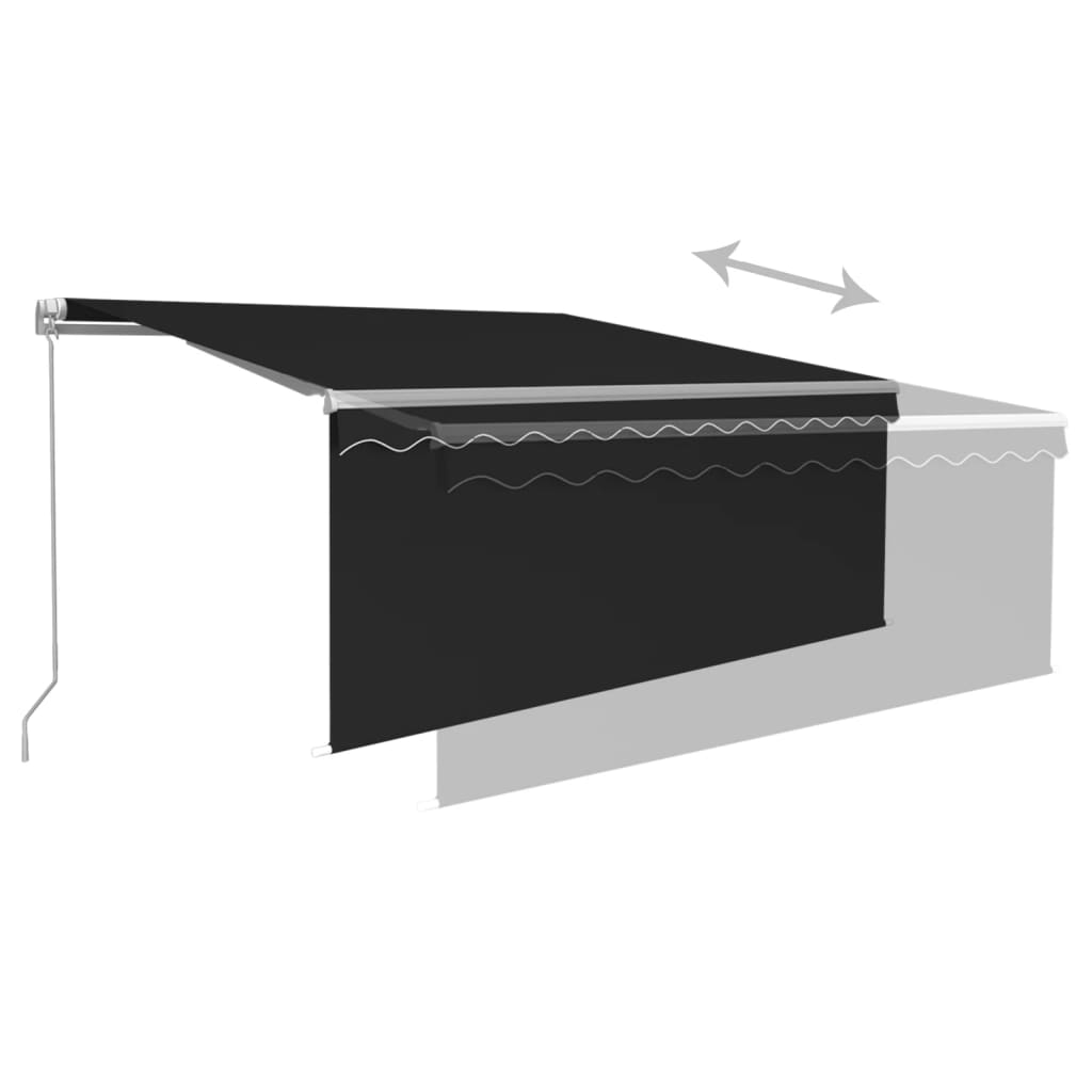 Rankiniu būdu ištraukiama markizė, antracito, 3x2,5m