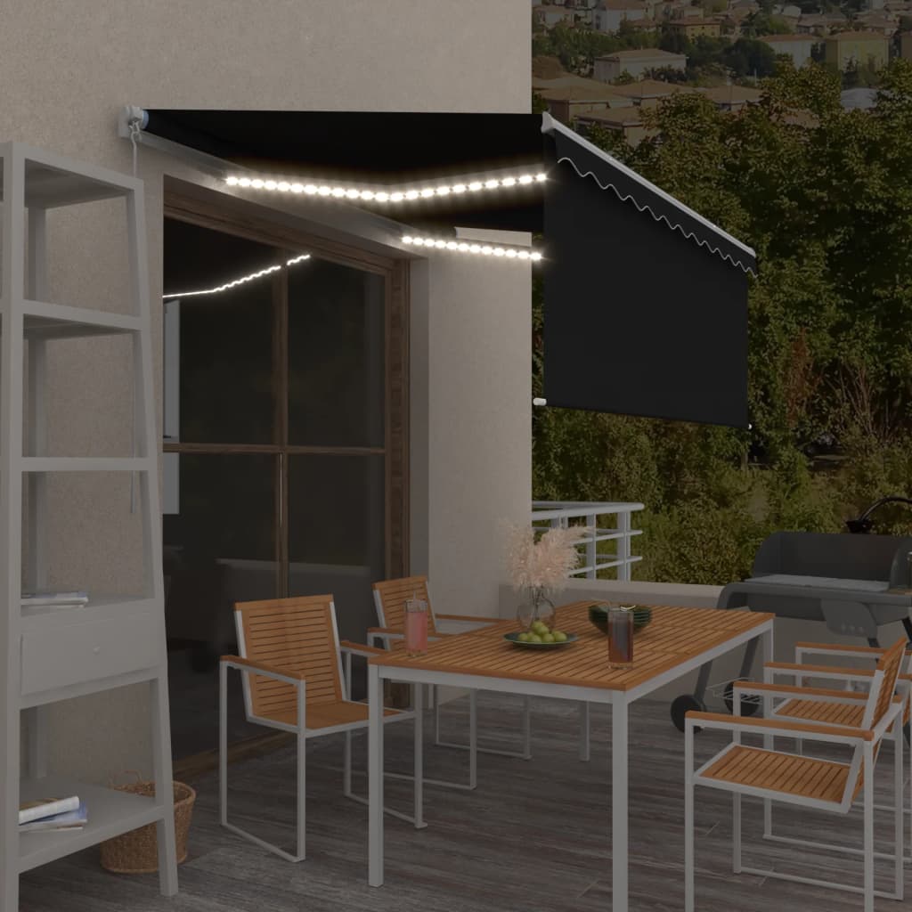 Rankiniu būdu ištraukiama markizė, antracito, 3x2,5m
