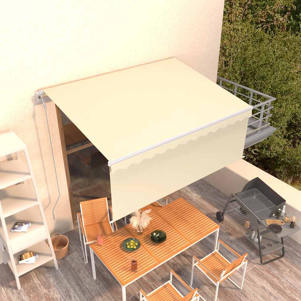 Automatiniu būdu ištraukiama markizė, kreminė, 3x2,5m