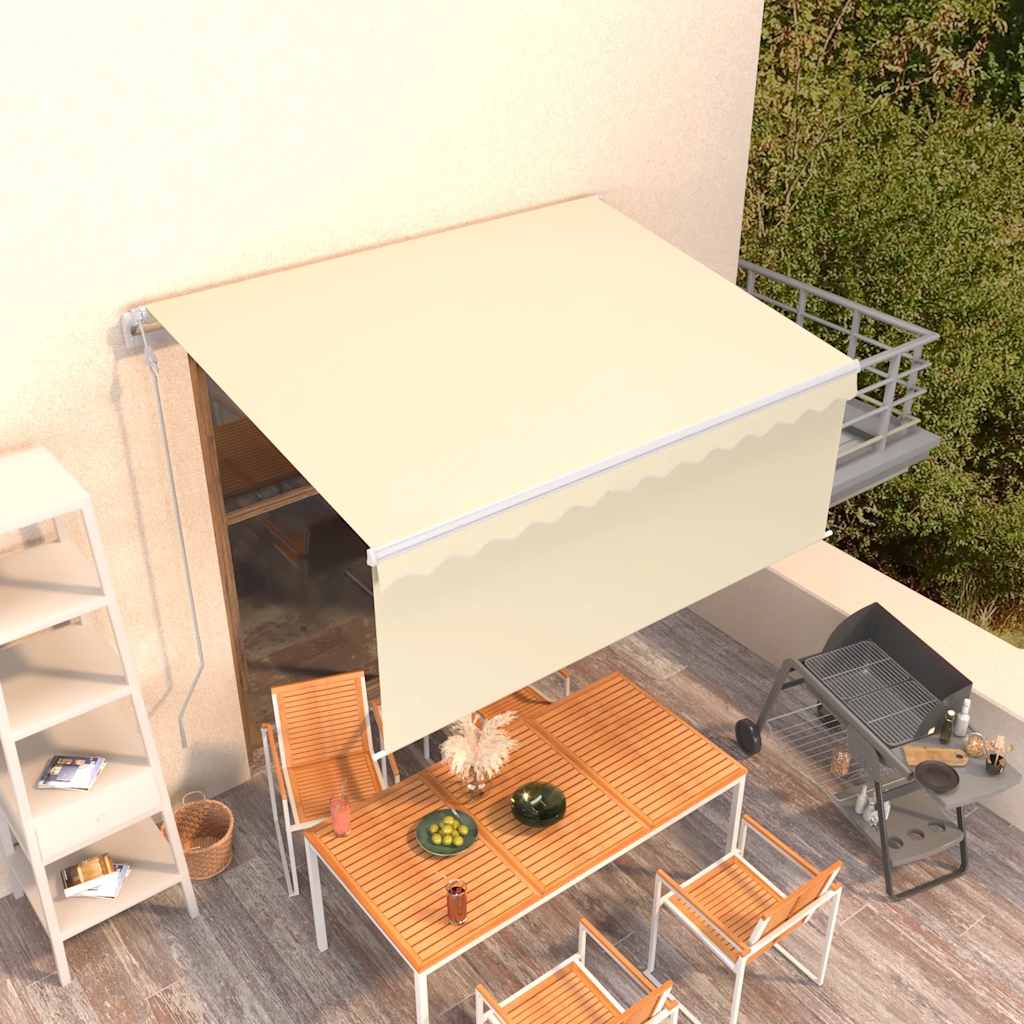 Automatiniu būdu ištraukiama markizė, kreminė, 3x2,5m