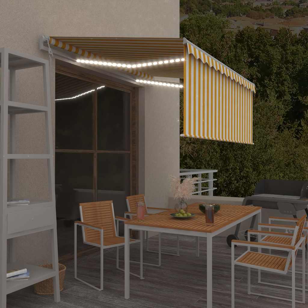 Elektrinė markizė su LED ir jutikliu 3 x 2,5 m