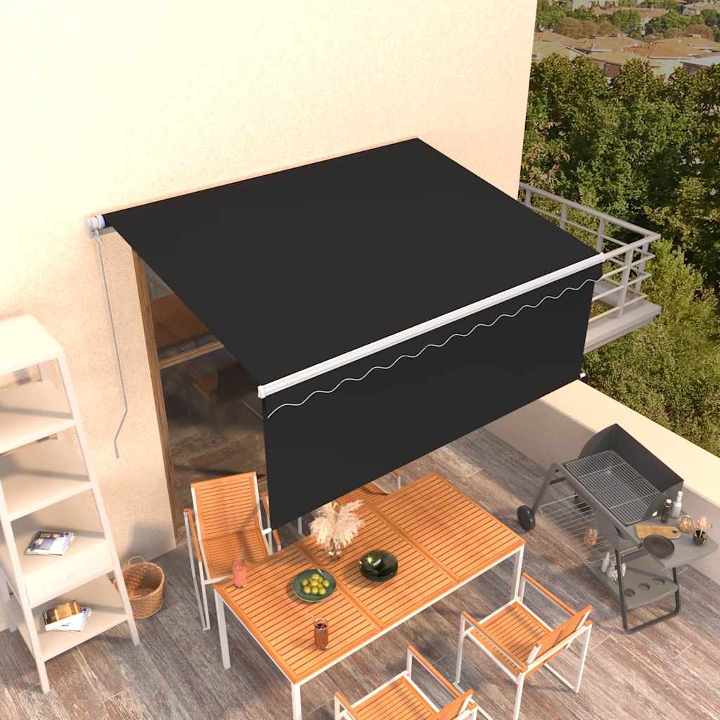 Rankiniu būdu ištraukiama markizė, antracito, 3,5x2,5m