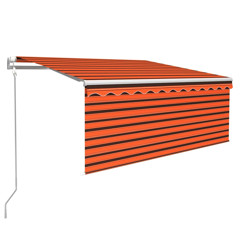 Automatiniu būdu ištraukiama markizė, oranžinė/ruda, 3,5x2,5m