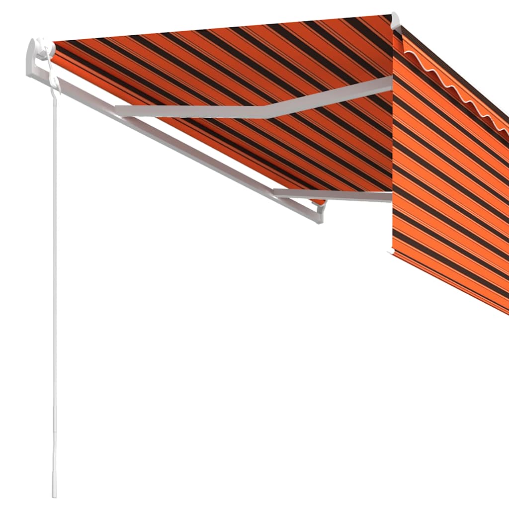 Automatiniu būdu ištraukiama markizė, oranžinė/ruda, 3,5x2,5m