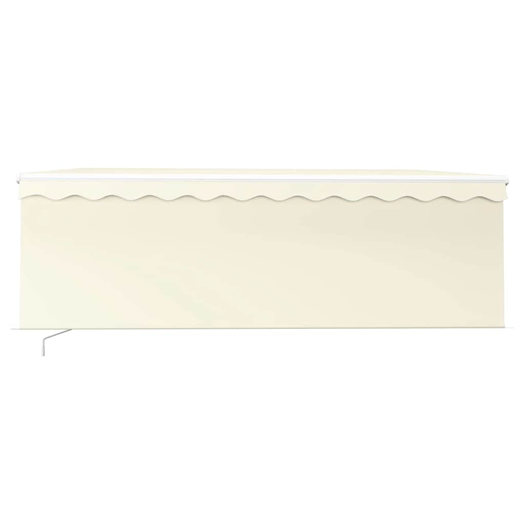Manual Retractable Awning, Cream, 4x3m