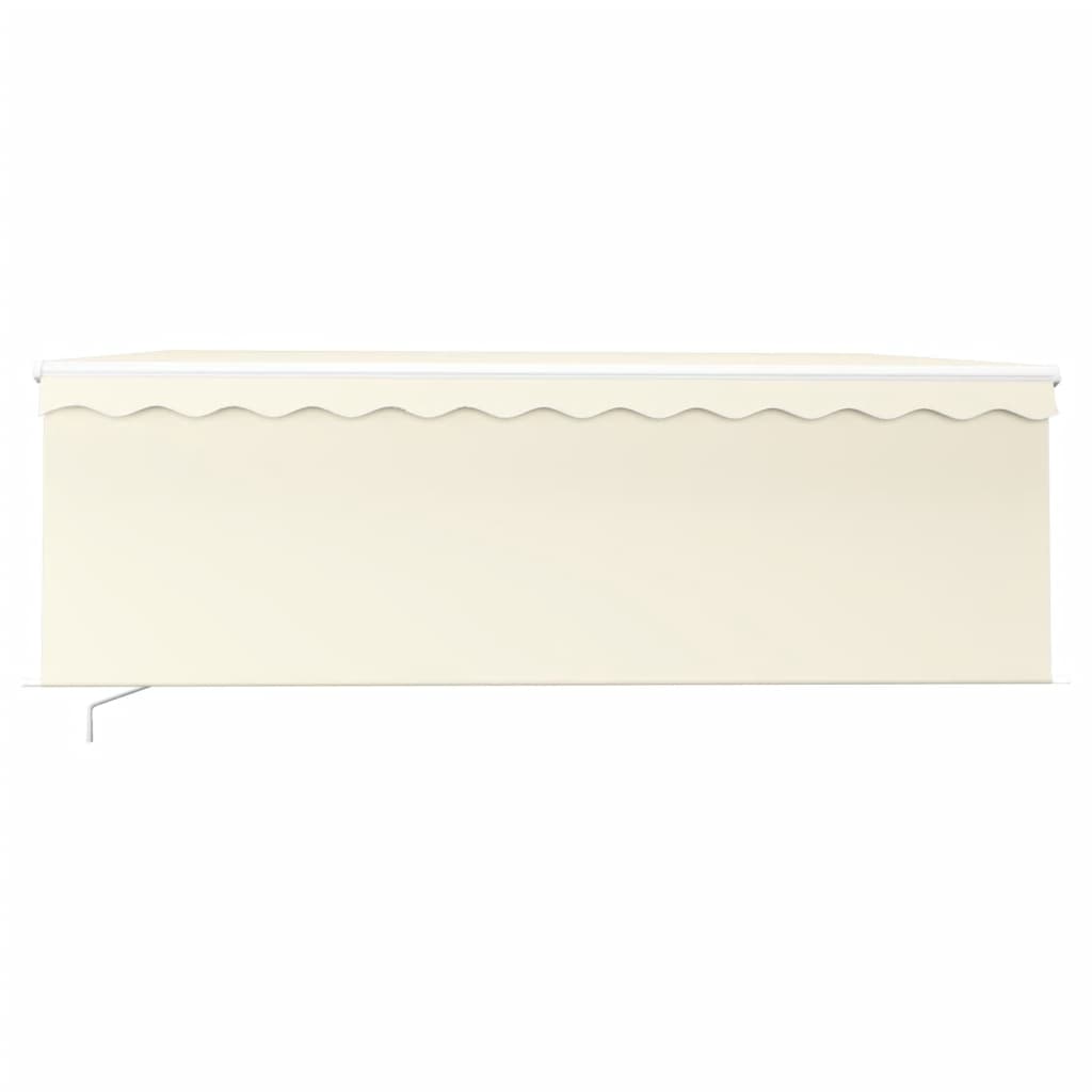 Manual Retractable Awning, Cream, 4x3m