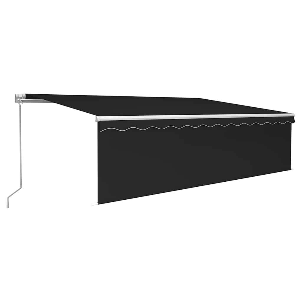 Rankiniu būdu ištraukiama markizė, antracito, 5x3m