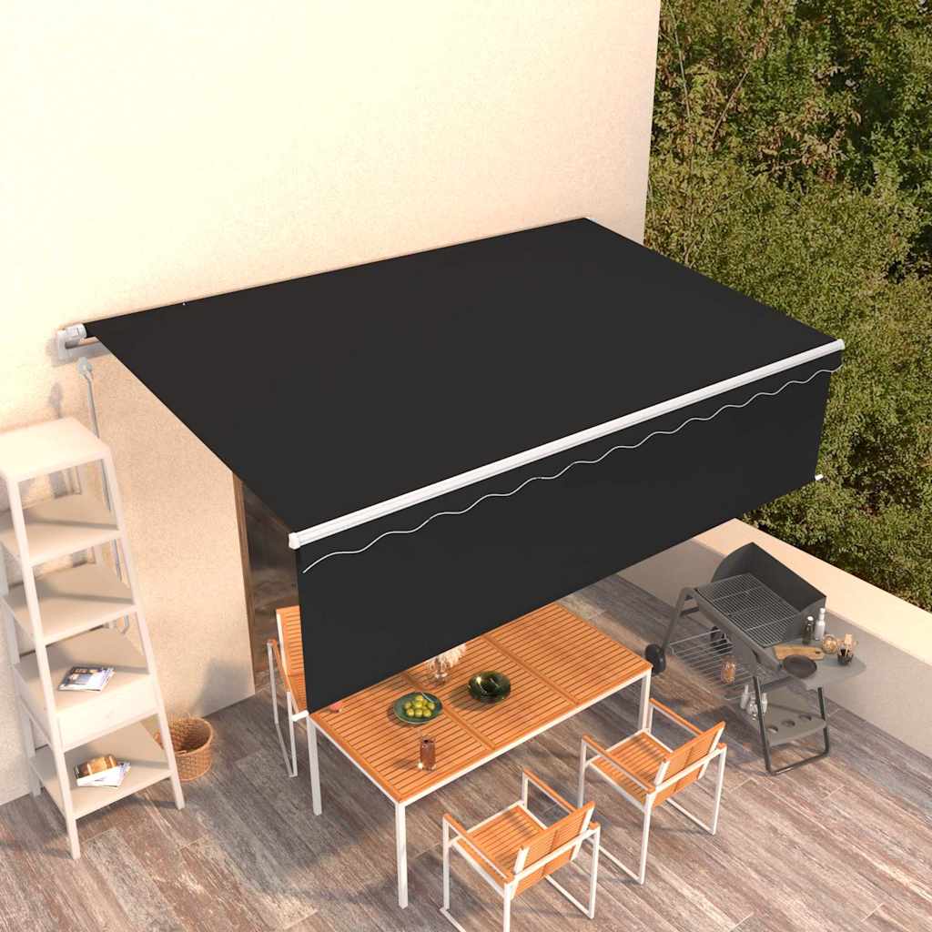 Elektrinė pavėsinė 5 x 3 m Antracito 100% poliesteris