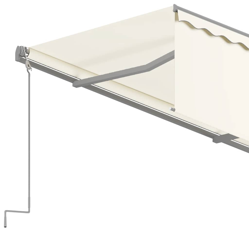 Automatic retractable awning, cream, 3x2.5m