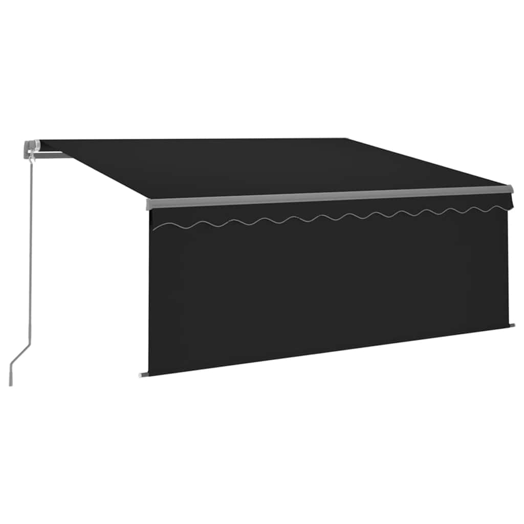 Manuāli izvelkamā markīze, antracīta, 3,5x2,5 m