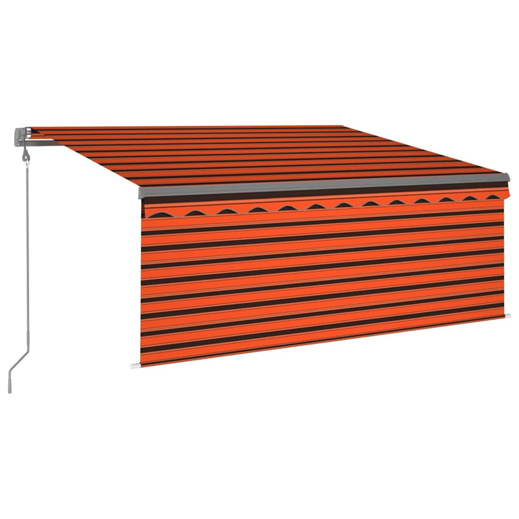 Automatiniu būdu ištraukiama markizė, oranžinė/ruda, 3,5x2,5m
