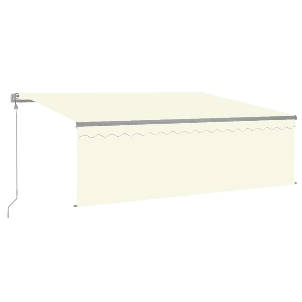 Automatiniu būdu ištraukiama markizė, kreminė, 4x3m