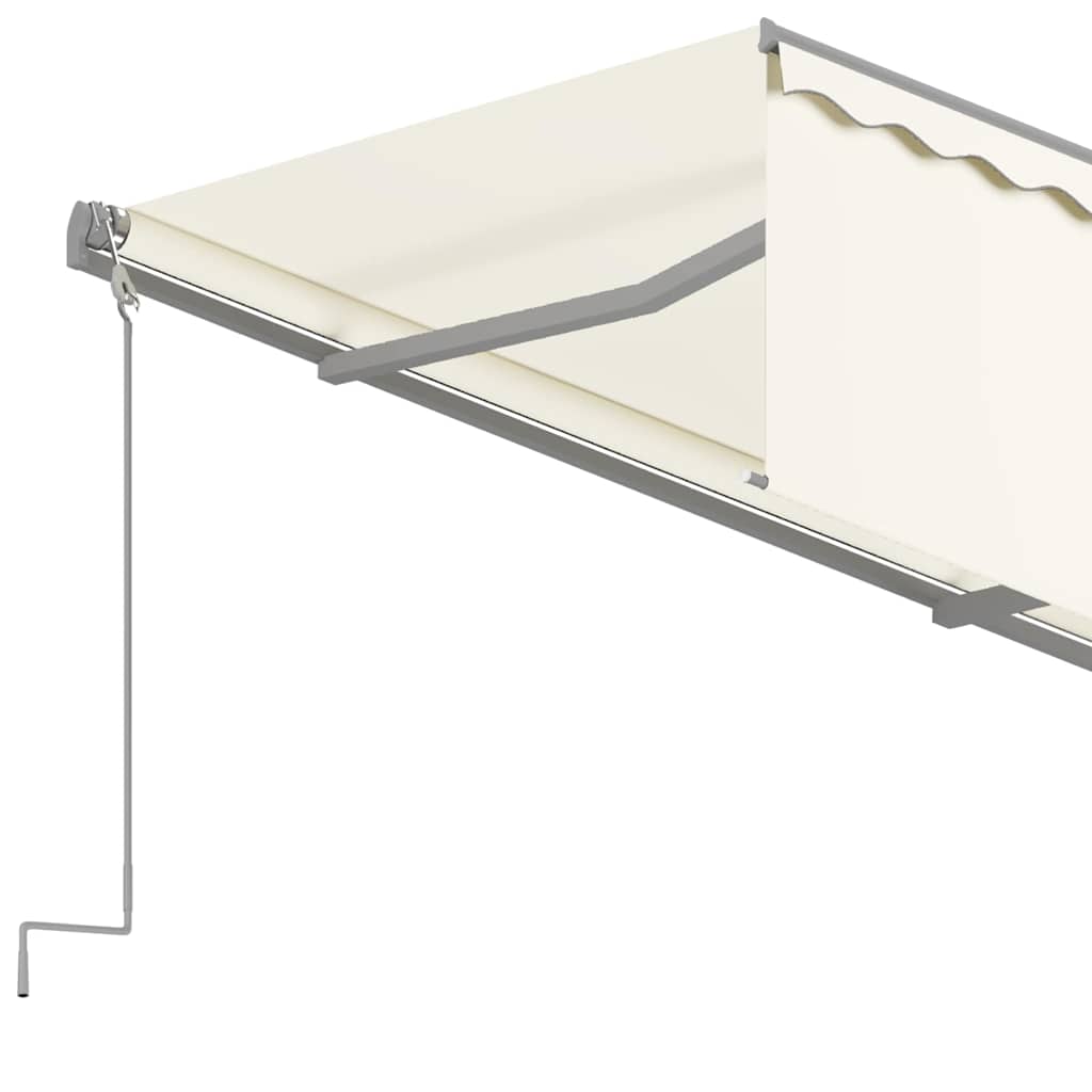 Elektrinė pavėsinė 4 x 3 m Kreminė 100% poliesteris