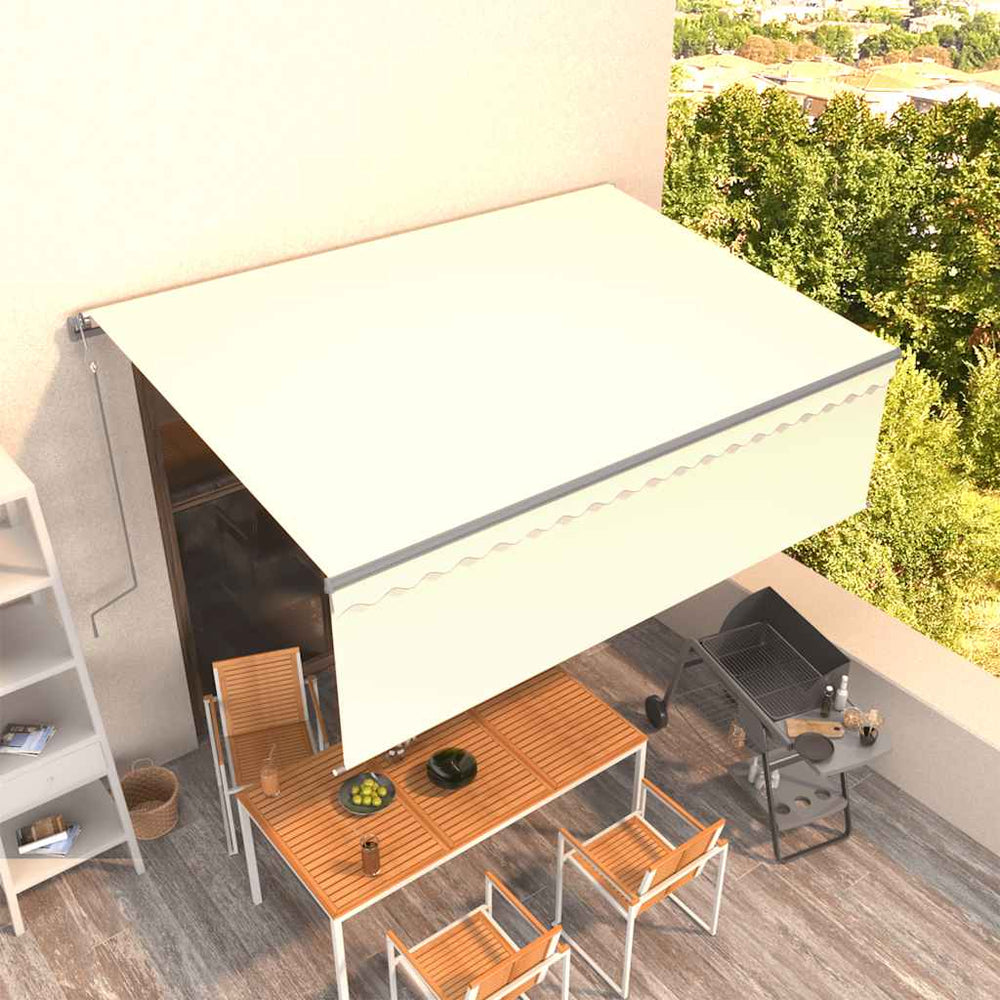 Automatic awning, cream, 4x3m