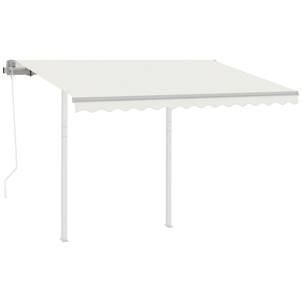 Automatiniu būdu ištraukiama markizė, kreminė, 3x2,5m