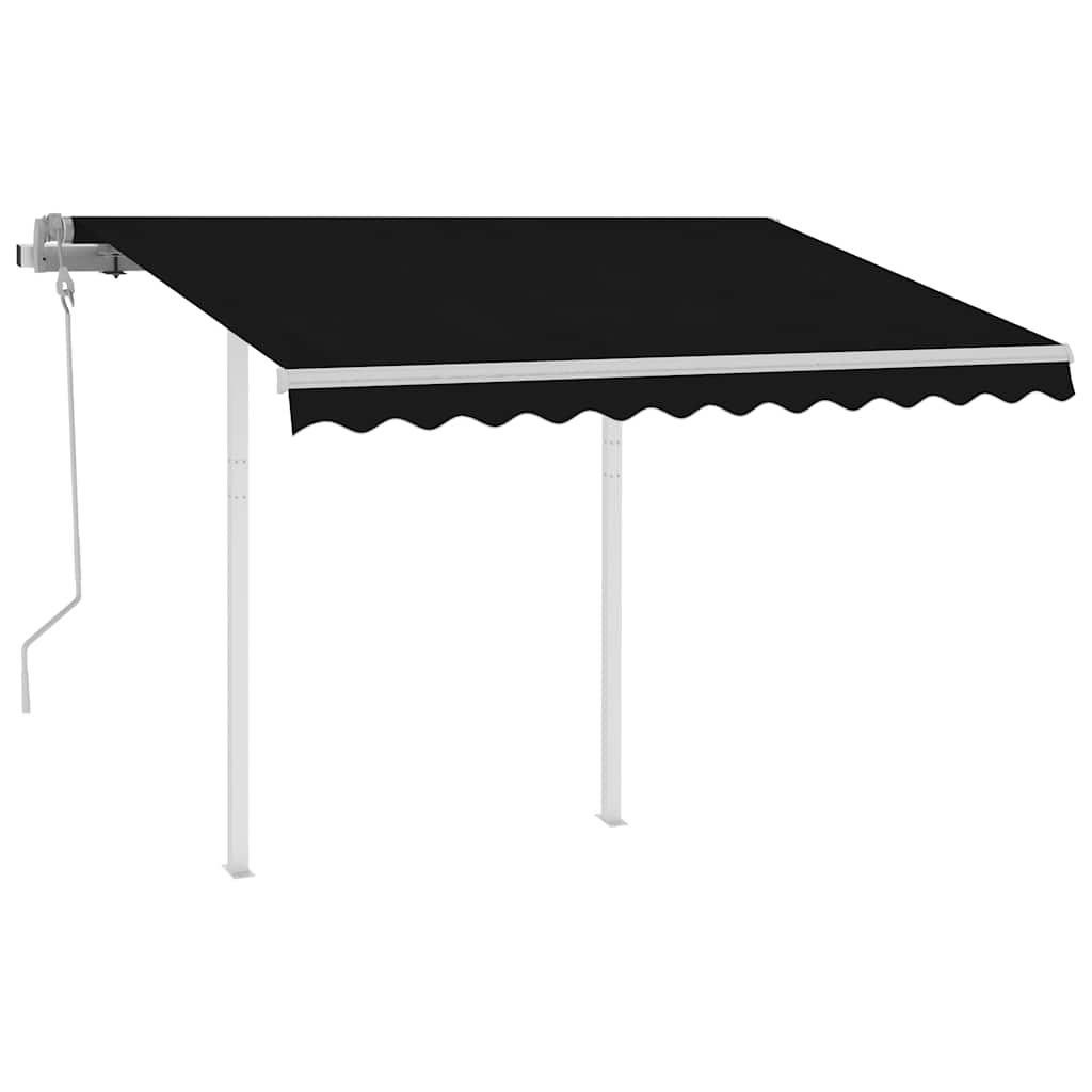 Rankiniu būdu ištraukiama markizė, antracito, 3,5x2,5m