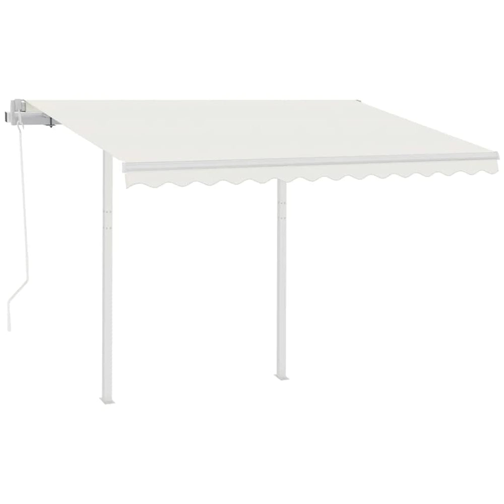 Automatiniu būdu ištraukiama markizė, kreminė, 3,5x2,5m