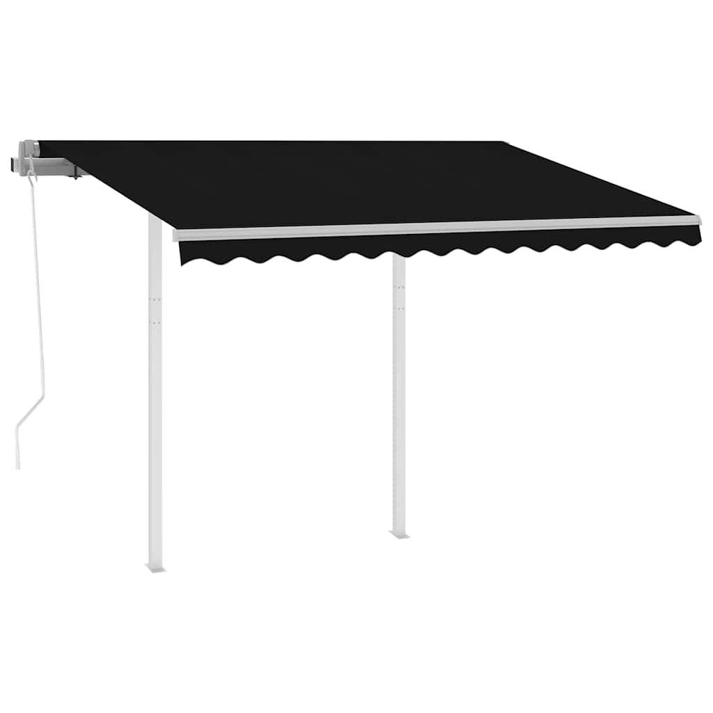 Rankiniu būdu ištraukiama markizė, antracito, 3,5x2,5m