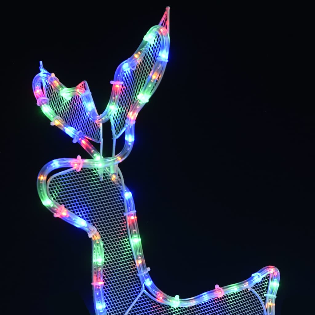 Christmas lights display reindeer and sleigh, 432LED, net-type