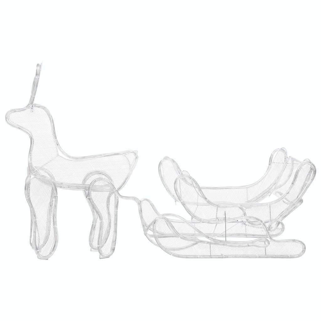 Christmas lights display reindeer and sleigh, 432LED, net-type