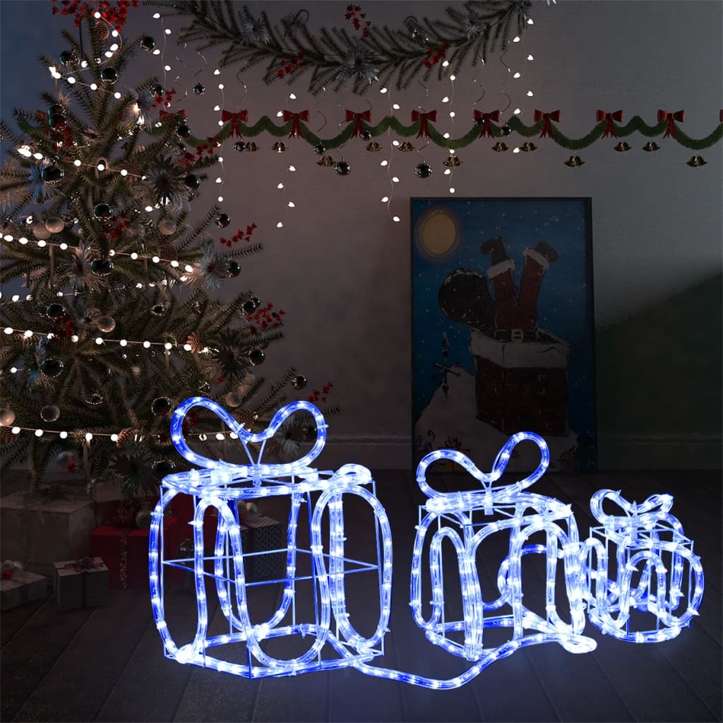 Kalėdų dekoracija dovanų dėžutės TWINKLE, 180 LED lempučių