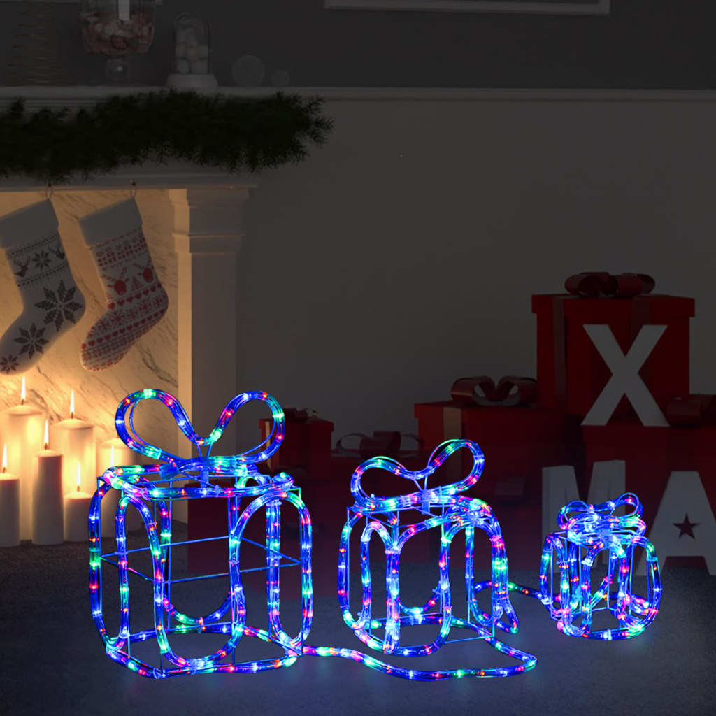Kalėdų dekoracija dovanų dėžutės TWINKLE, 180 LED lempučių