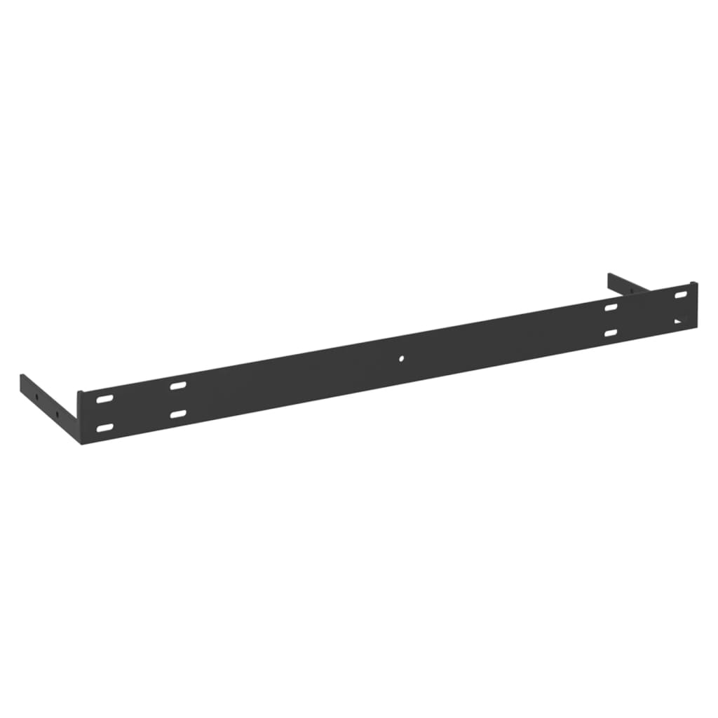 Wall shelves, 4 pcs., oak/white, 60x23.5x3.8cm, MDF