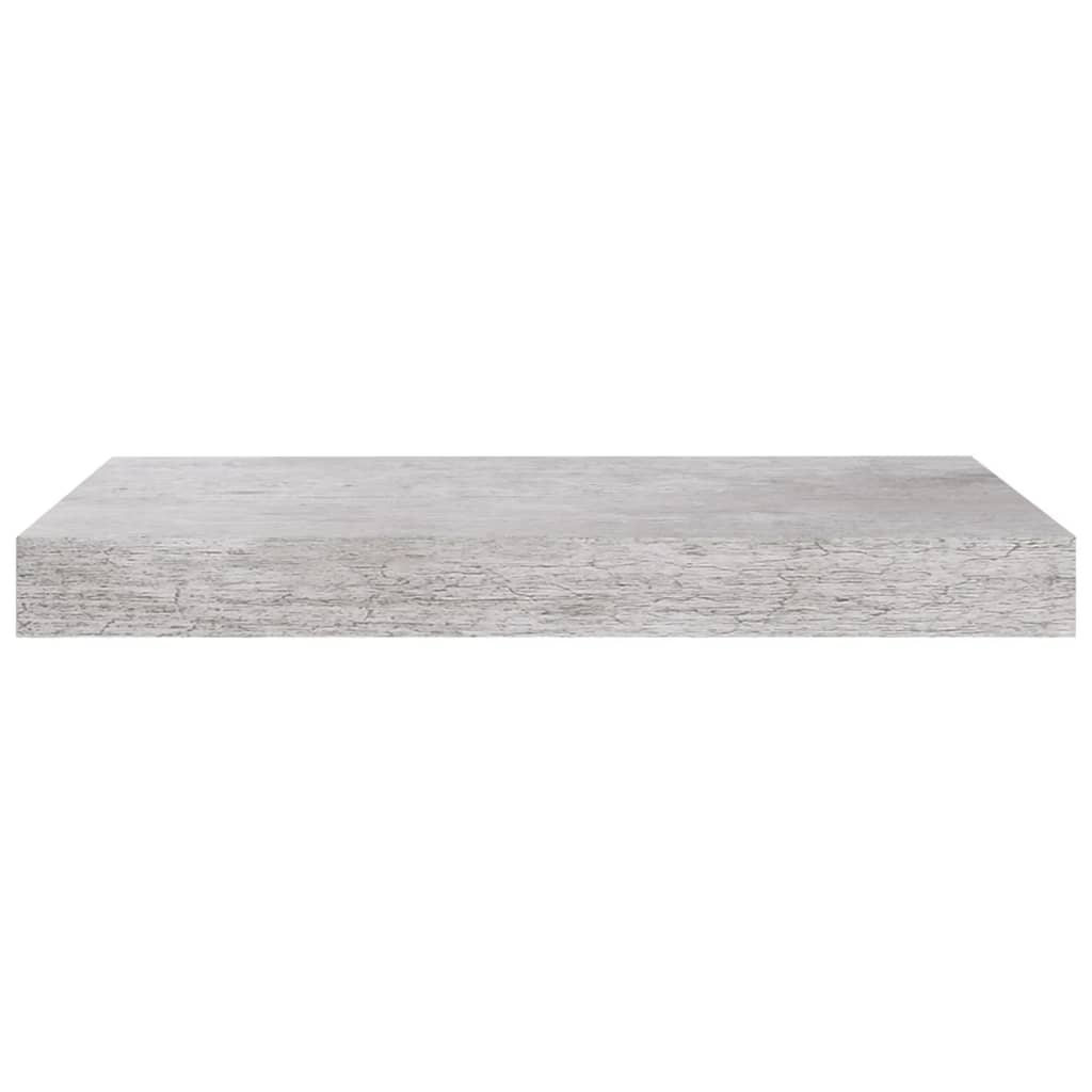 Piekaramie sienas plaukti, 2 gab., pelēki, 40x23x3,8 cm, MDF