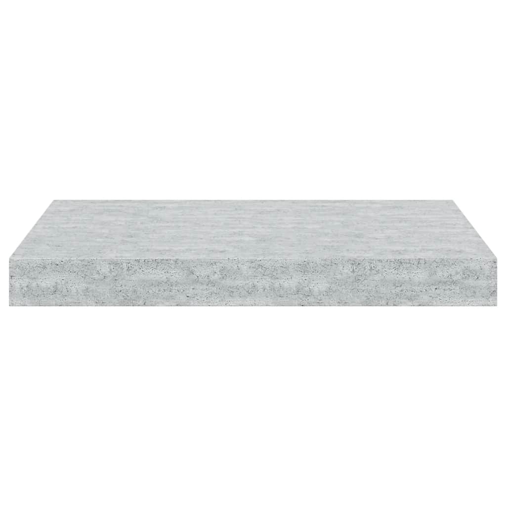 Piekaramie sienas plaukti, 2 gab., pelēki, 40x23x3,8 cm, MDF