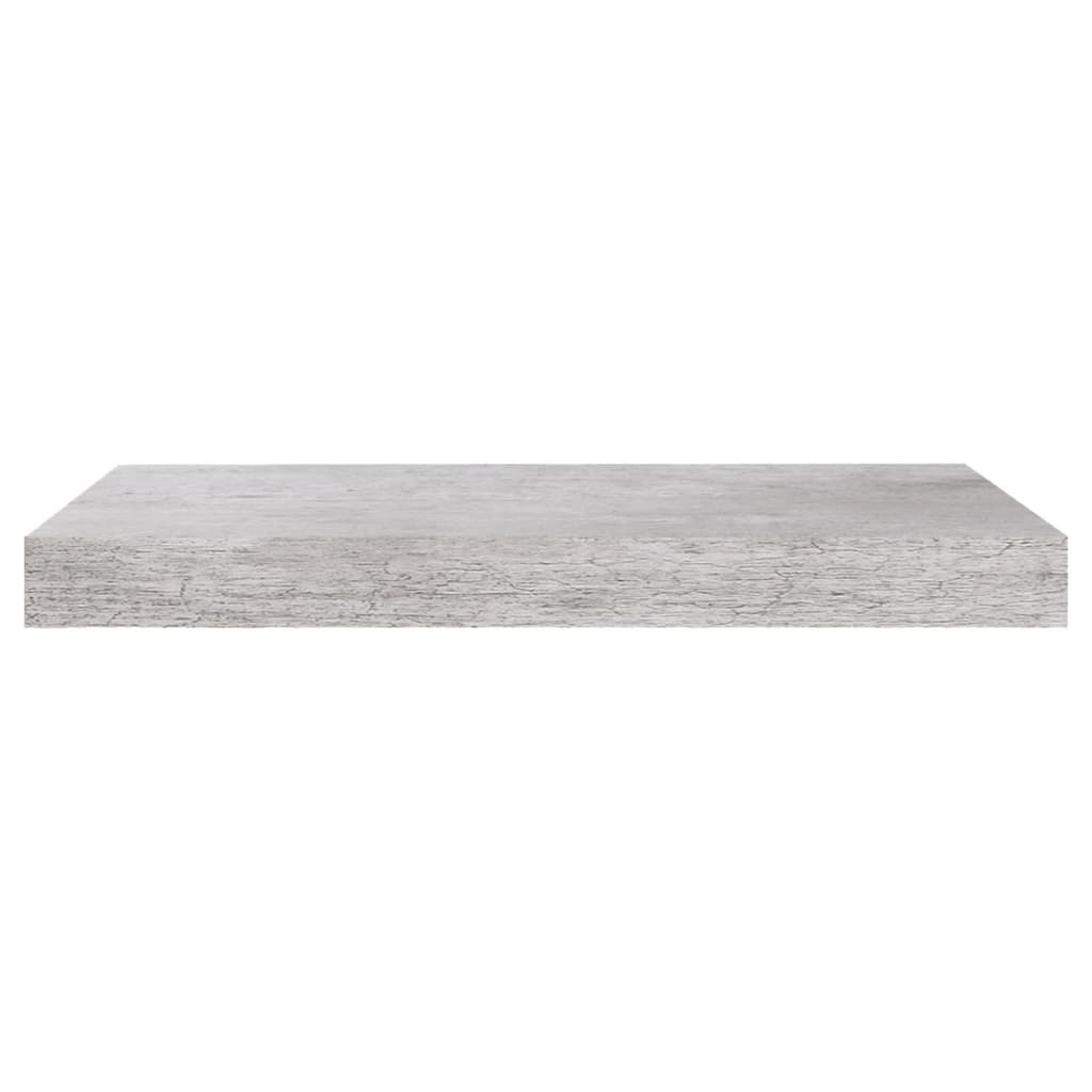 Wall shelf, concrete effect, 50x23x3.8cm, MDF