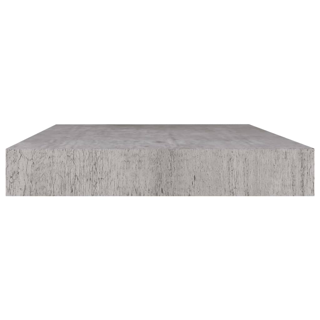 Wall shelf, concrete effect, 50x23x3.8cm, MDF