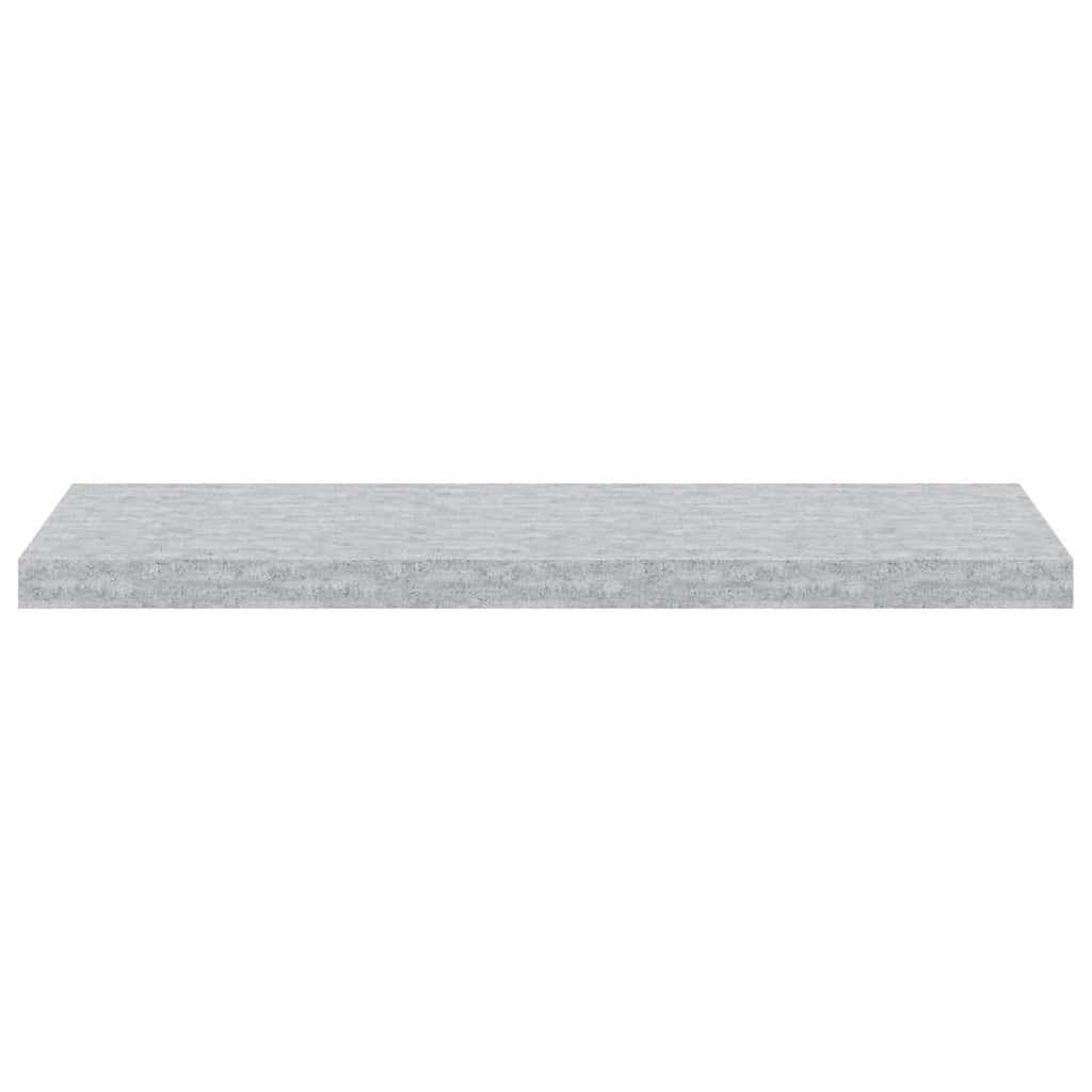 Pakabinama sieninė lentyna, betono pilka, 80x23,5x3,8cm, MDF