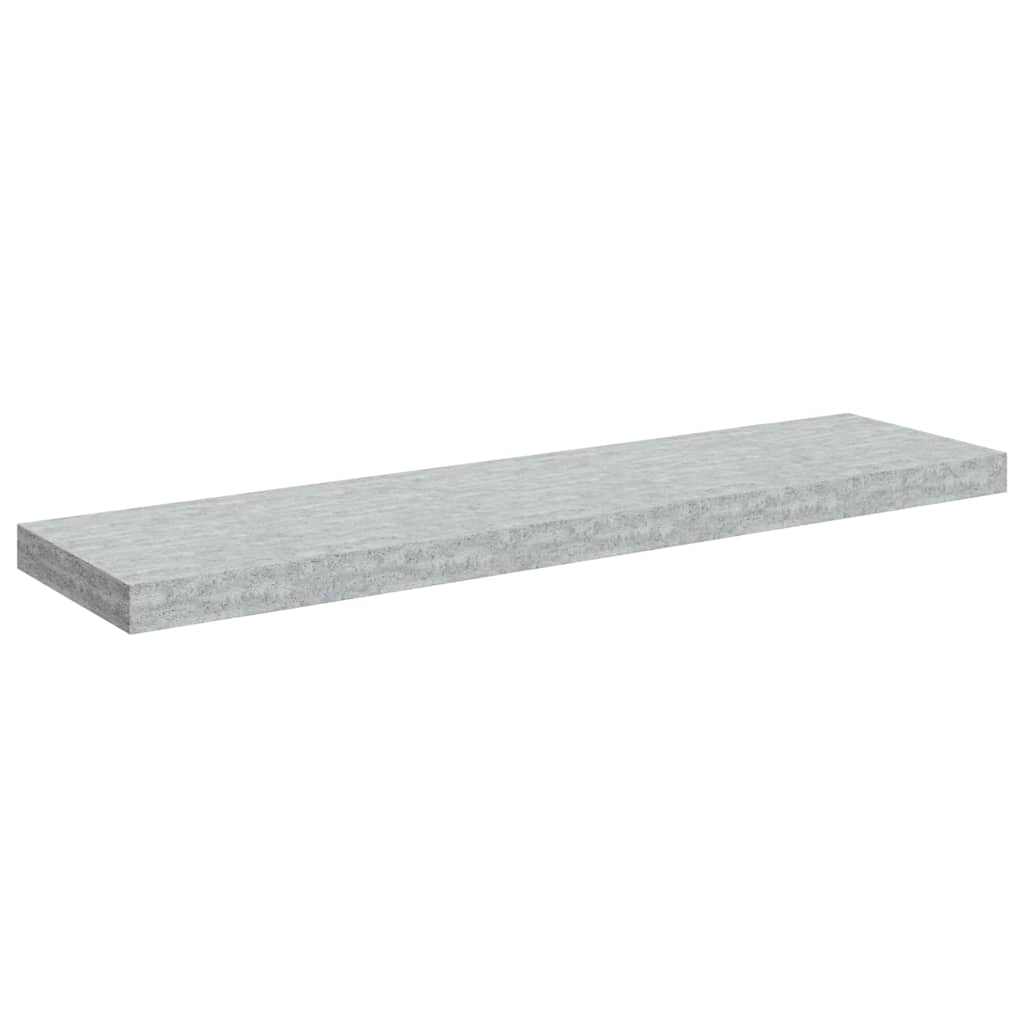 Pakabinama sieninė lentyna, betono pilka, 90x23,5x3,8cm, MDF