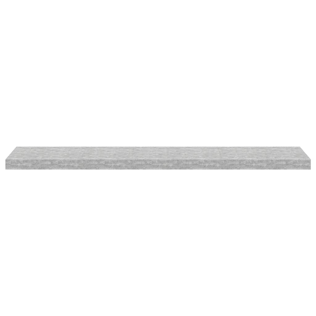 Pakabinama sieninė lentyna, betono pilka, 120x23,5x3,8cm, MDF