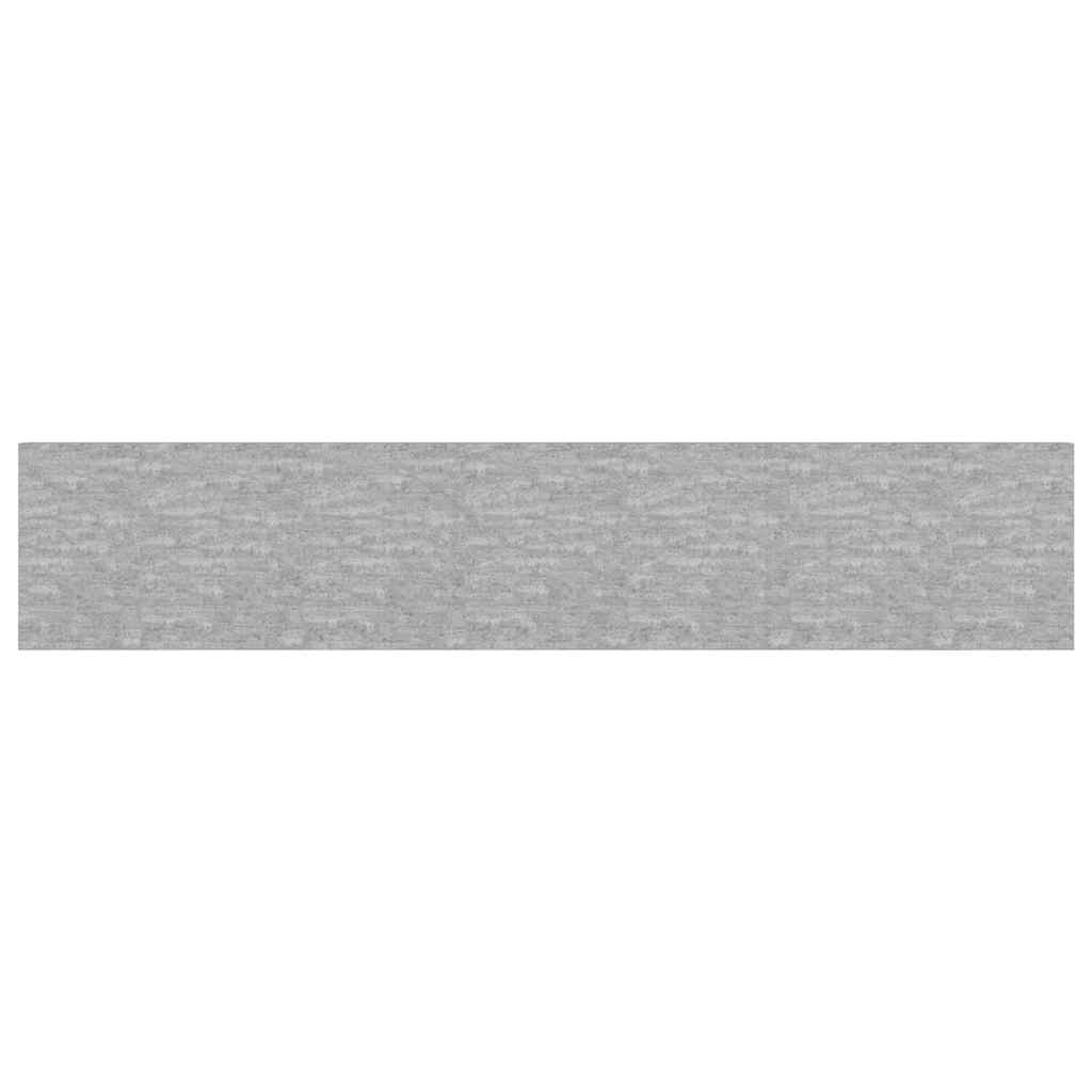 Pakabinama sieninė lentyna, betono pilka, 120x23,5x3,8cm, MDF