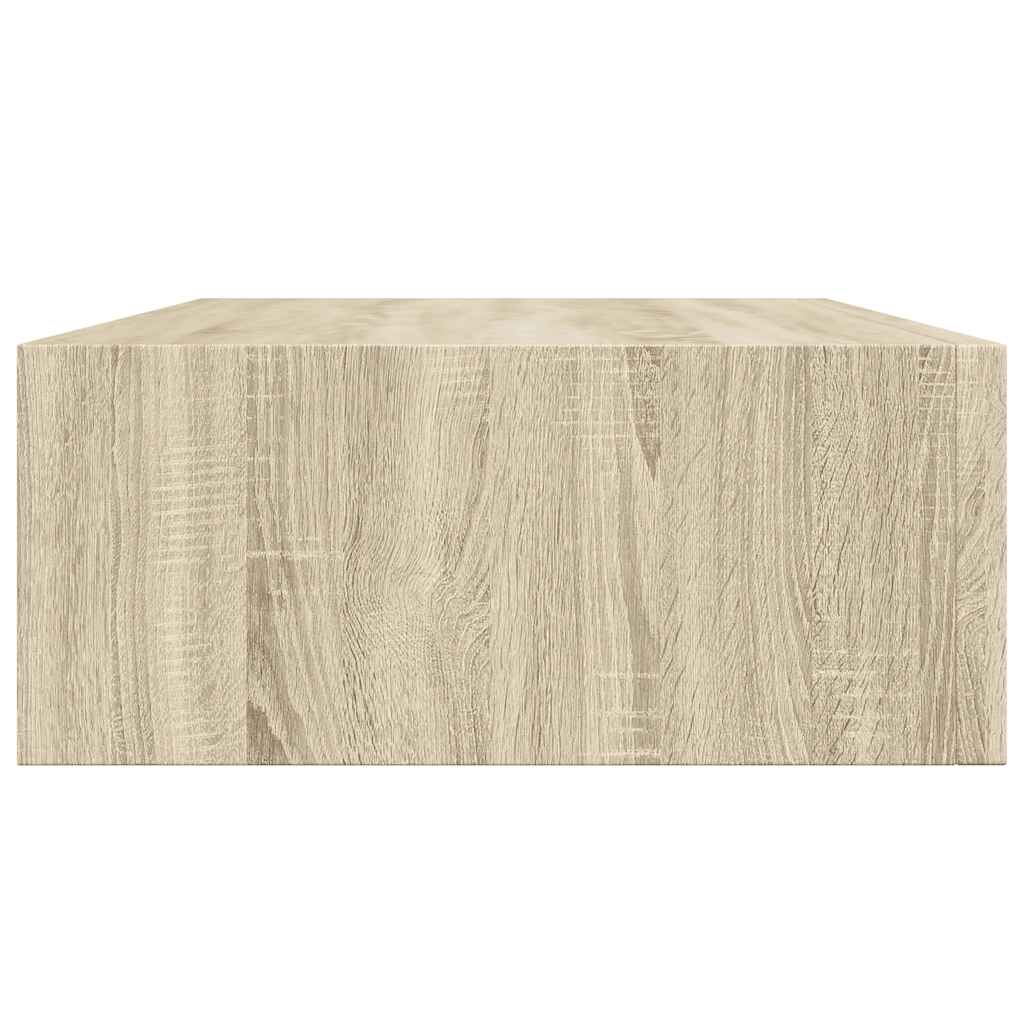 Plaukti ar atvilktnēm, 2 gab., ozola, 40x23,5x10 cm, MDF