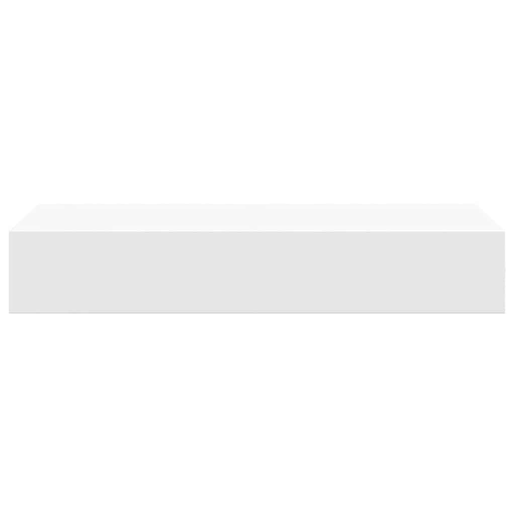 Shelves with drawers, 2 pcs., white, 60x23.5x10cm, MDF