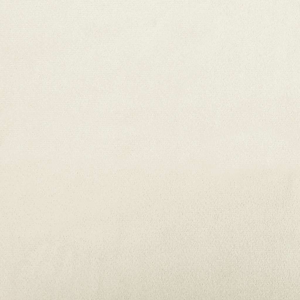 Lounge chair, cream white, velvet