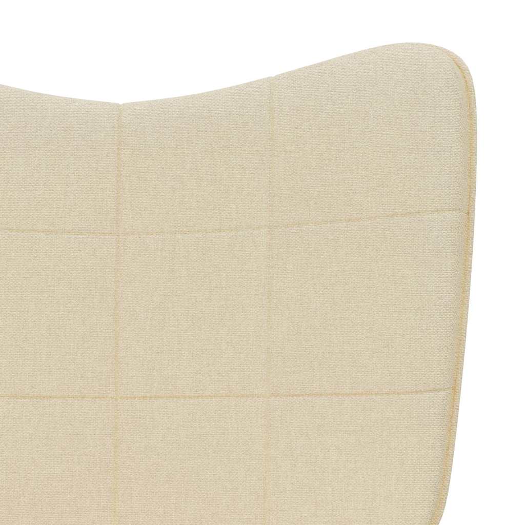 Lounge chair, cream, fabric