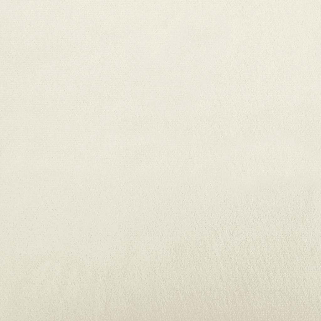 Lounge chair, cream white, velvet