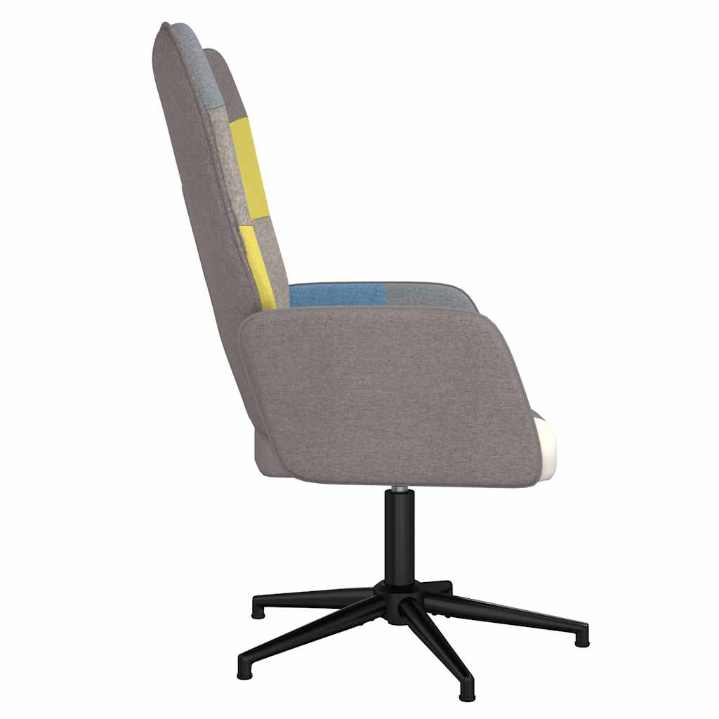 Lounge chair, fabric, patchwork design