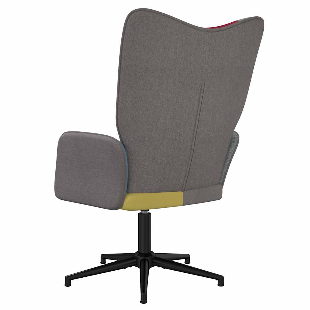 Lounge chair, fabric, patchwork design