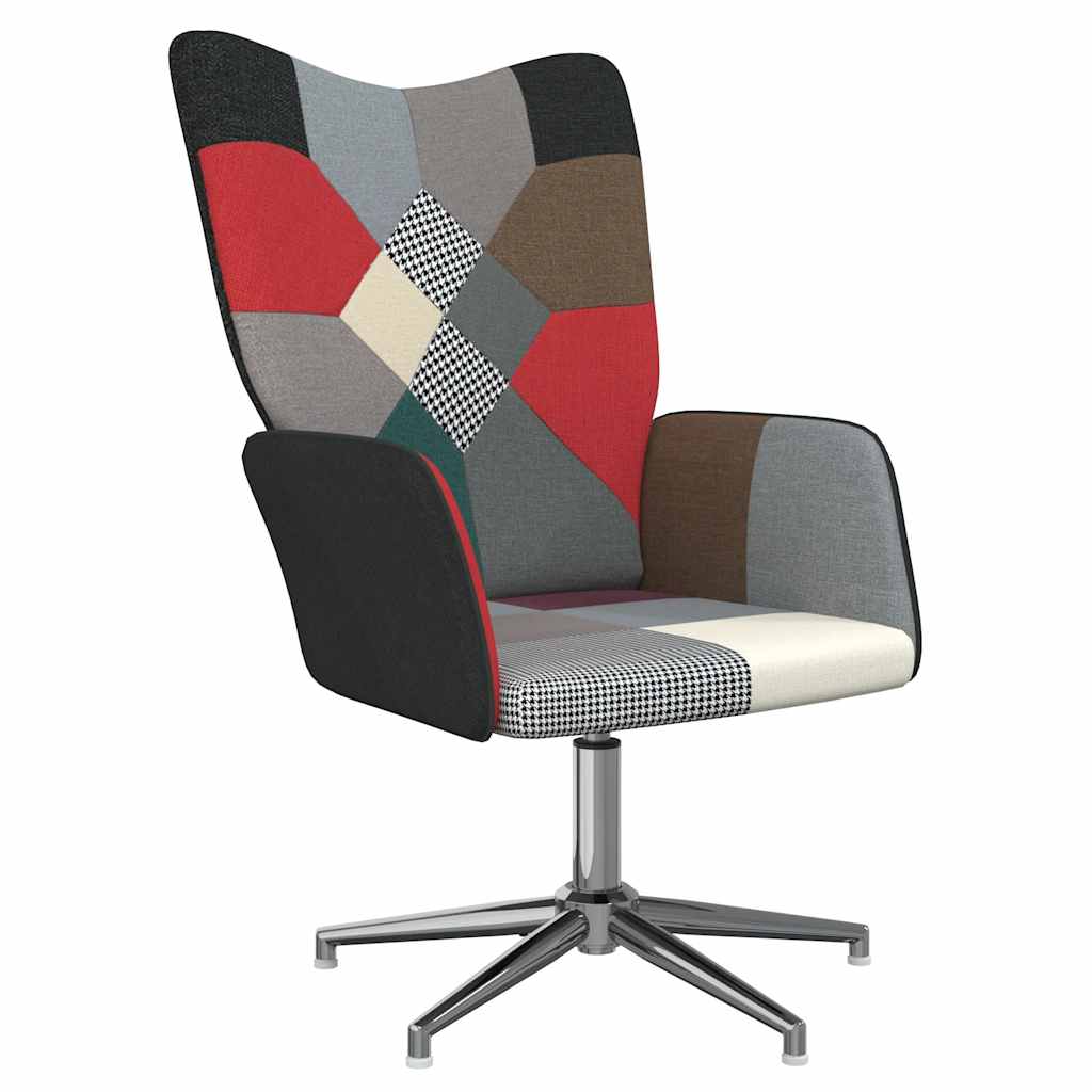 Lounge chair, fabric, patchwork design