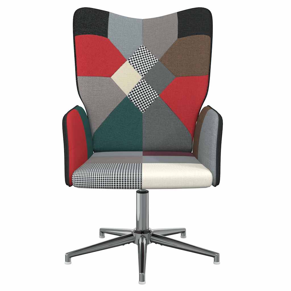 Lounge chair, fabric, patchwork design