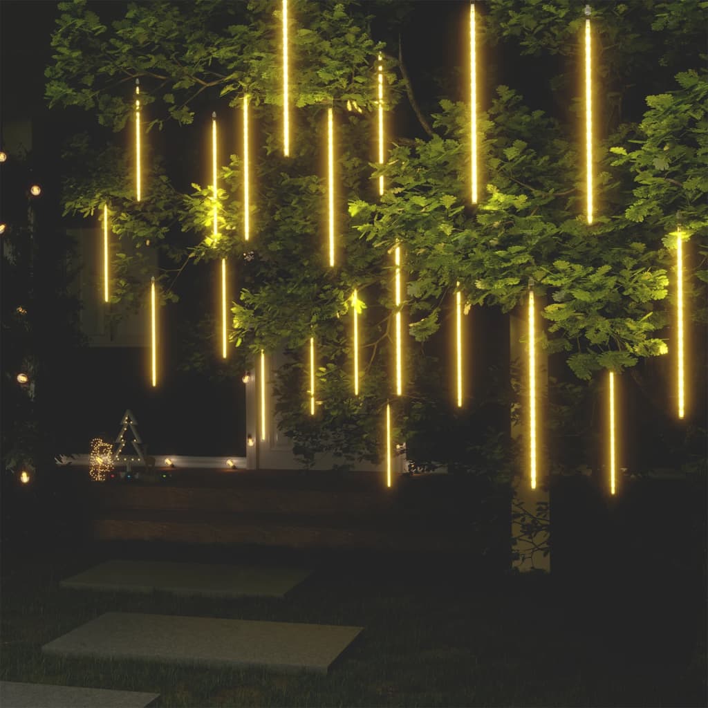 Girlianda meteorų lietus, 20vnt., 50cm, 720 šiltų baltų LED