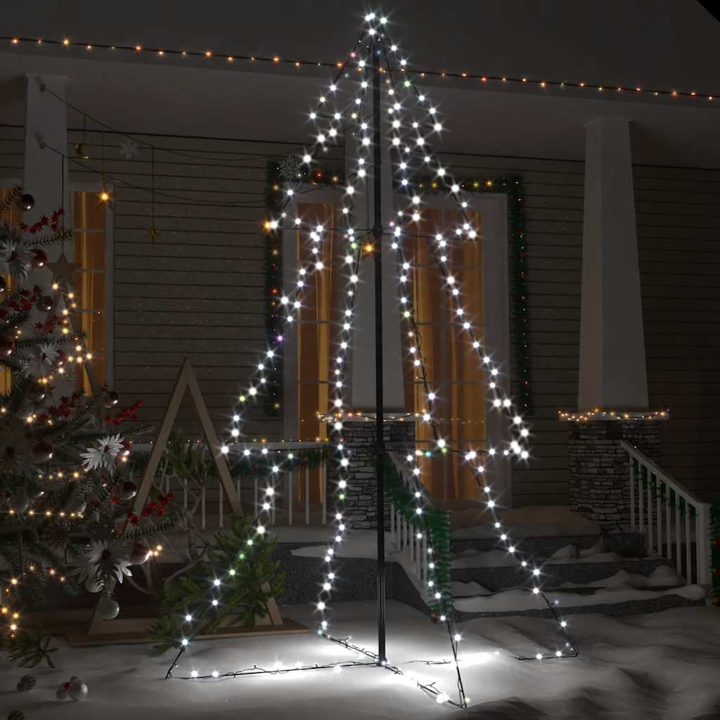 Christmas tree, 118x180cm, cone-shaped, 240 LED lights