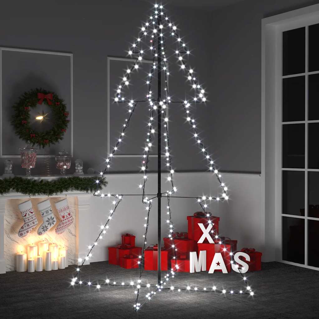 Christmas tree, 118x180cm, cone-shaped, 240 LED lights