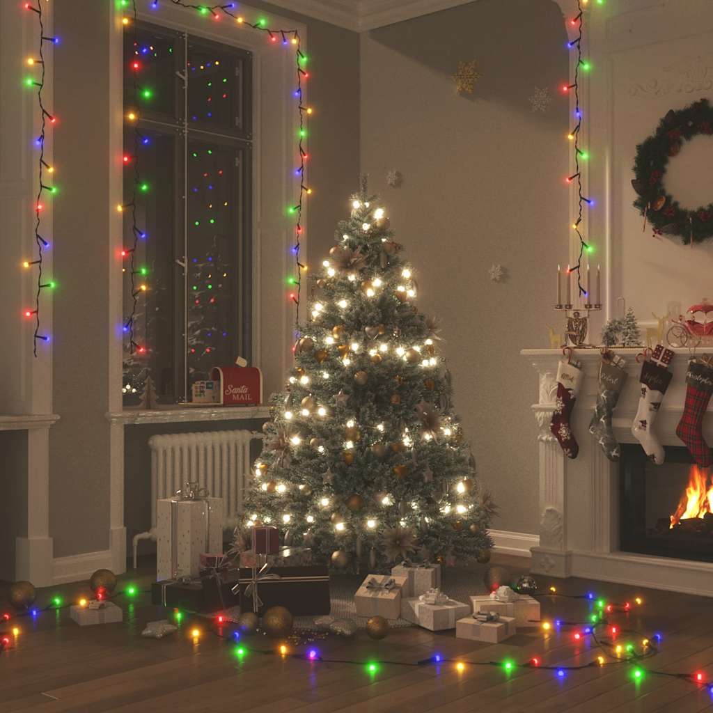 Girlianda su 400 spalvotų LED lempučių MISTLETOE, 40m, 8 švietimo režimai