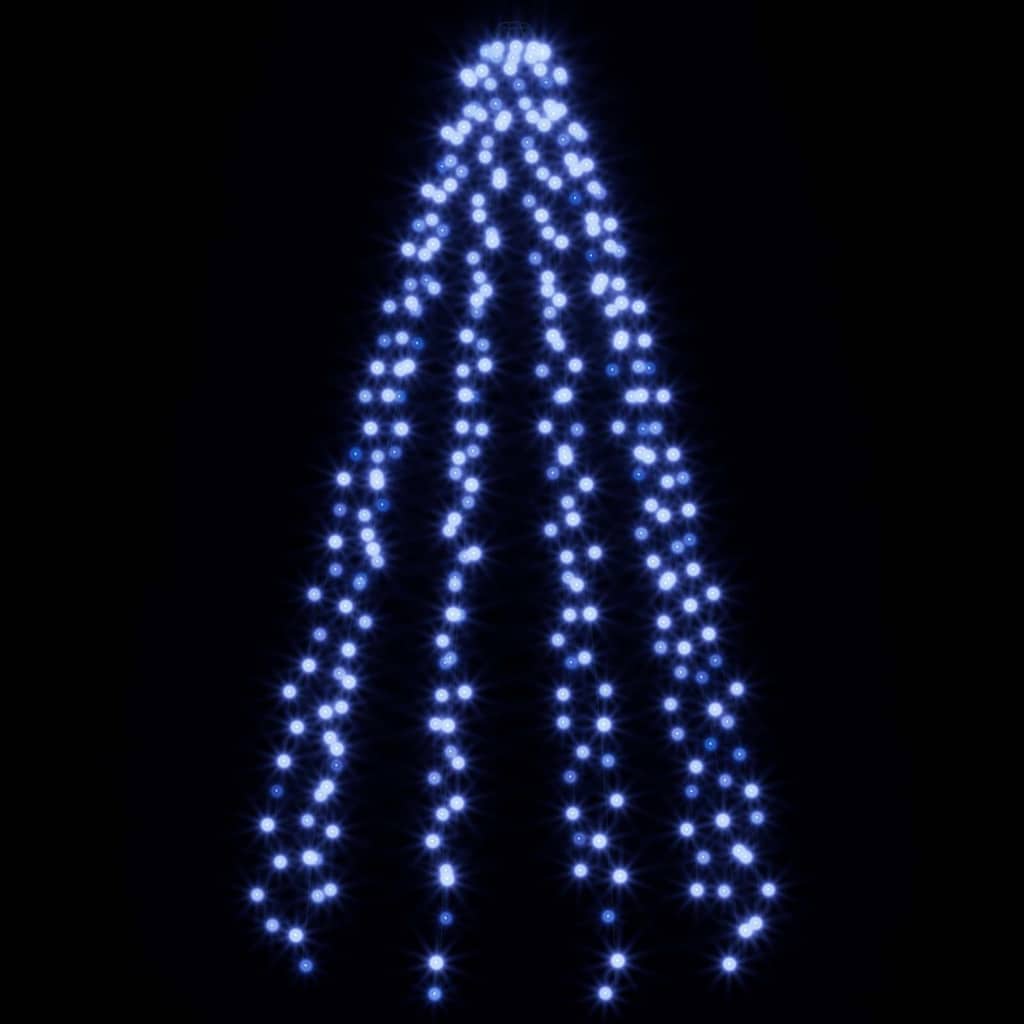 Ziemassvētku eglītes virtene ar 300 zilām LED lampiņām, 300 cm